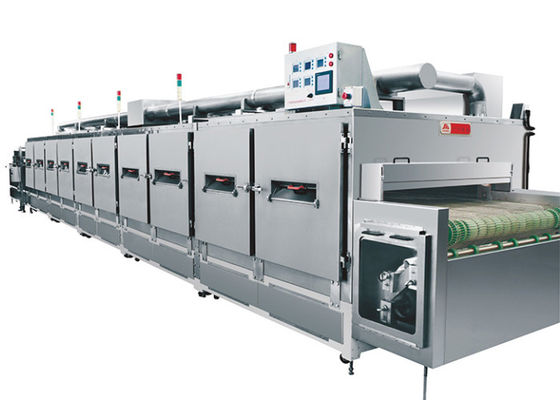 Hot Air Instant Noodles Convection Tunnel Oven For Heating Paper Cup