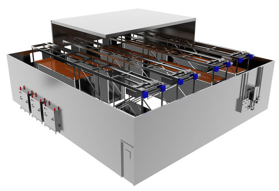 Continuous 500kg/H Fully Automatic Bread Production Line