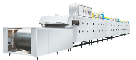 900mm Drum Diameter 1000mm Width Steel Belt Bakery Tunnel Oven