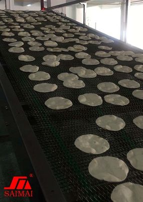 304 Stainless Steel Dough Thickness Adjustable Flat Bread Production Line