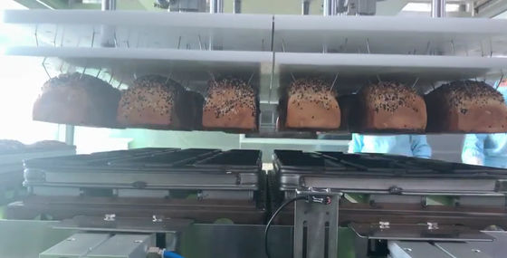 SUS304 Hygiene Spiral Cooling Automatic Bread Production Line