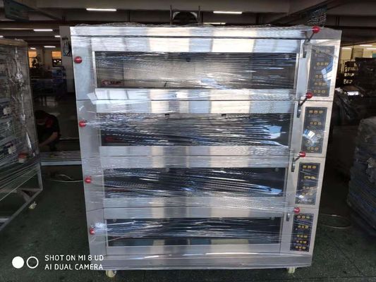 1300kg 400*600mm Tray Bread Baking Electric Rotary Oven