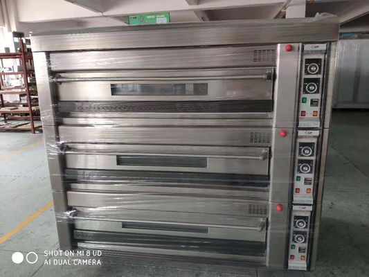 1300kg 400*600mm Tray Bread Baking Electric Rotary Oven