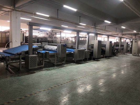 304 Stainless Steel Dough Thickness Adjustable Flat Bread Production Line