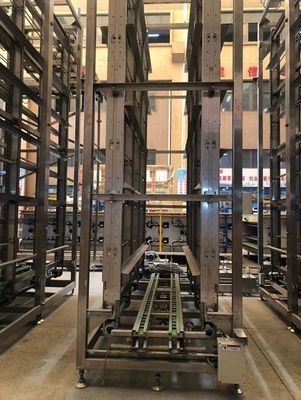 CE Vertical Multi Step Pan Elevator Baking Pan Handling Equipment
