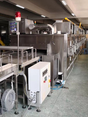 Hot Air Instant Noodles Convection Tunnel Oven For Heating Paper Cup