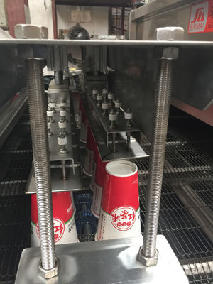 Hot Air Instant Noodles Convection Tunnel Oven For Heating Paper Cup