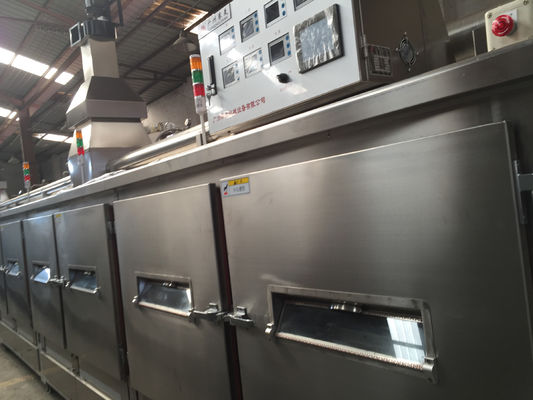 Hot Air Instant Noodles Convection Tunnel Oven For Heating Paper Cup