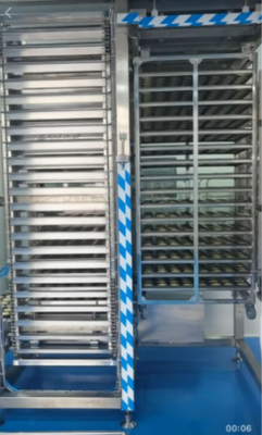 Semi Auto Trolley Loader / Unloader For Collecting Tray Automatically